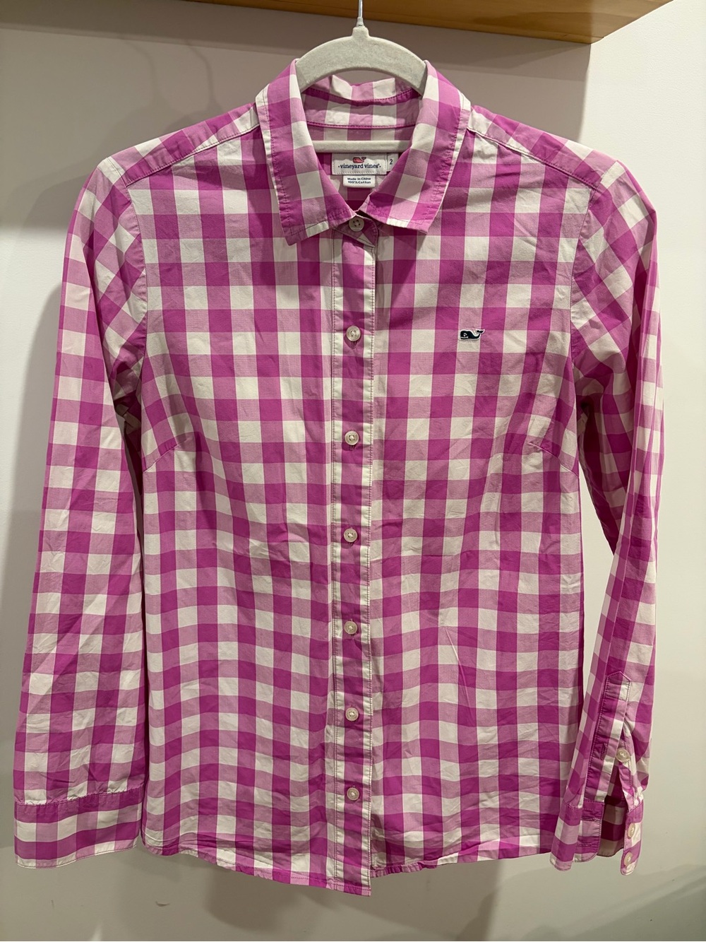 Women’s Vineyard Vines Gingham Button-Down Shirt — 2